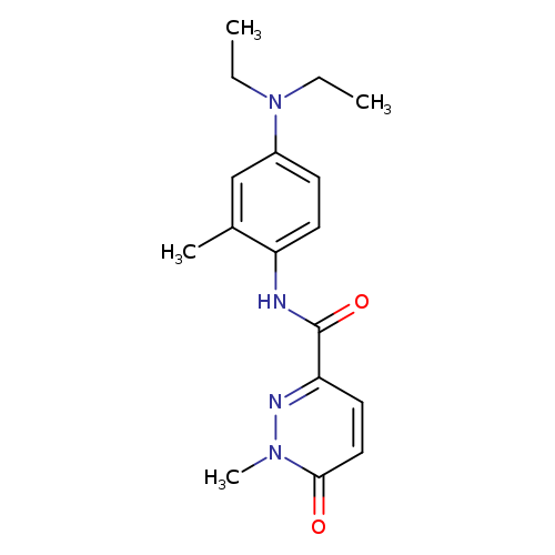 N-[4-(diethylamino)-2-methylphenyl]-1-methyl-6-oxo-1,6-dihydropyridazine-3-carboxamide