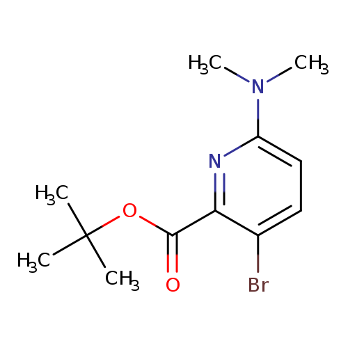 tert-butyl 3-bromo-6-(dimethylamino)pyridine-2-carboxylate