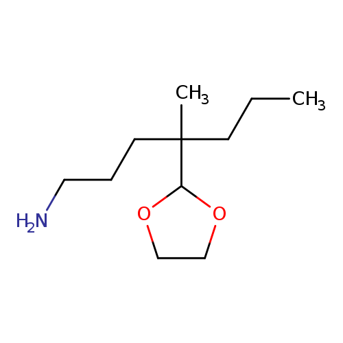 4-(1,3-dioxolan-2-yl)-4-methylheptan-1-amine