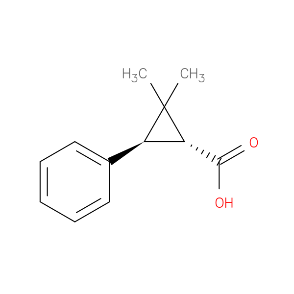 Trans-2,2-dimethyl-3-phenylcyclopropanecarboxylic acid