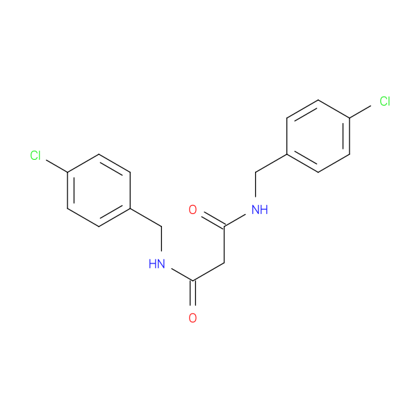 N1,N3-Bis[(4-chlorophenyl)methyl]propanediamide