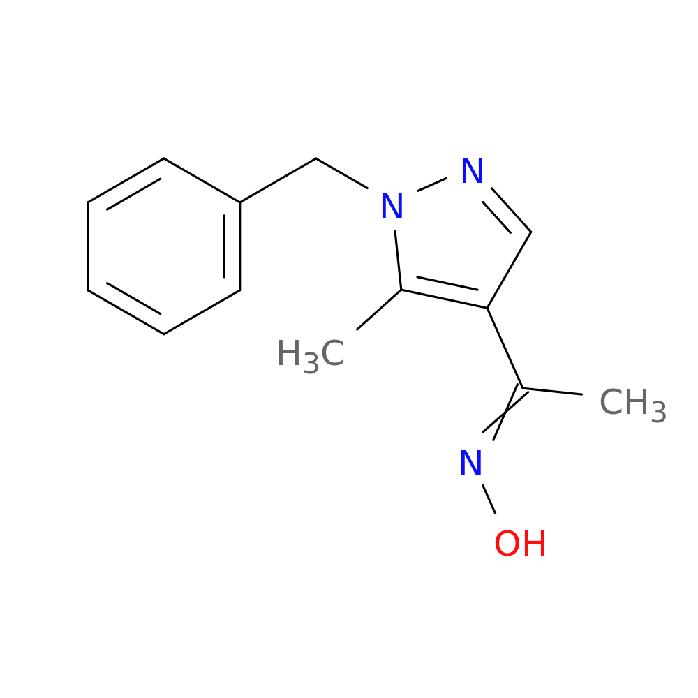 N-[1-(1-benzyl-5-methyl-1H-pyrazol-4-yl)ethylidene]hydroxylamine