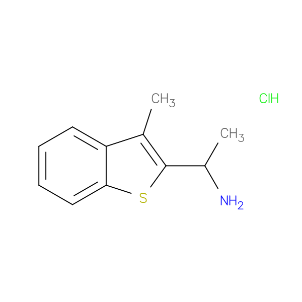 1-(3-methyl-1-benzothiophen-2-yl)ethan-1-amine hydrochloride