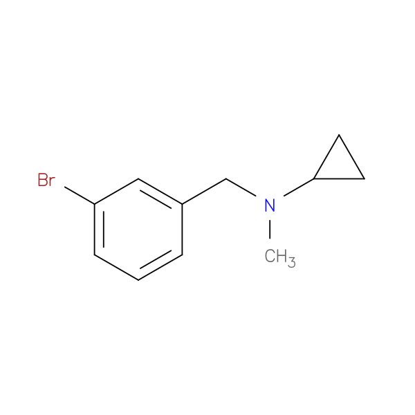 N-[(3-Bromophenyl)methyl]-N-methylcyclopropanamine