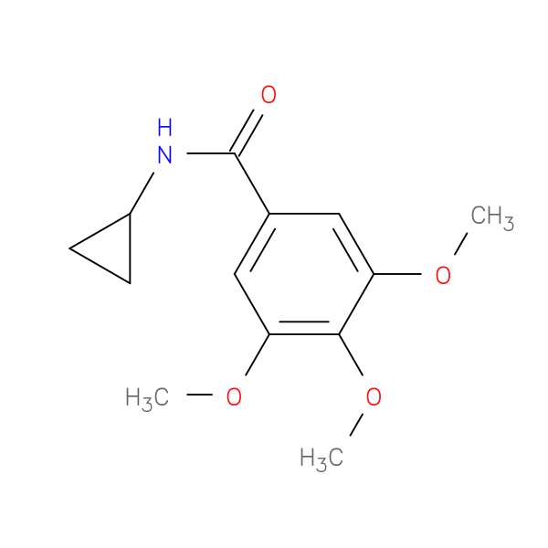 N-CYCLOPROPYL-3,4,5-TRIMETHOXY-BENZAMIDE