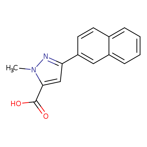 1-METHYL-3-(2-NAPHTHYL)-1(H)-PYRAZOLE-5-CARBOXYLIC ACID