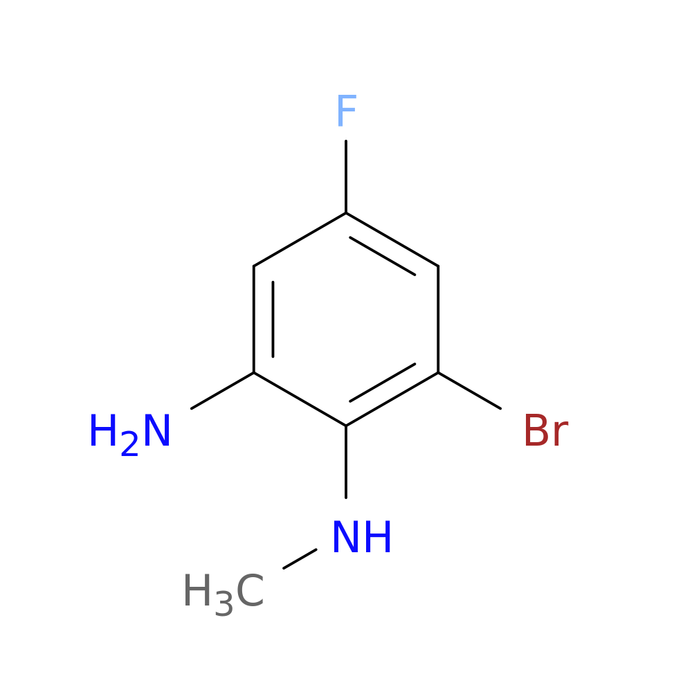 6-Bromo-4-fluoro-1-N-methylbenzene-1,2-diamine