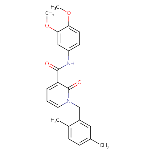 N-(3,4-dimethoxyphenyl)-1-[(2,5-dimethylphenyl)methyl]-2-oxo-1,2-dihydropyridine-3-carboxamide