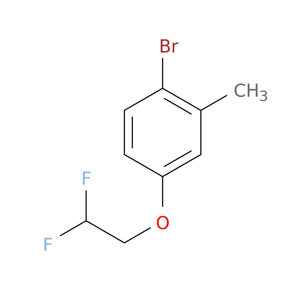 1-Bromo-4-(2,2-difluoroethoxy)-2-methylbenzene