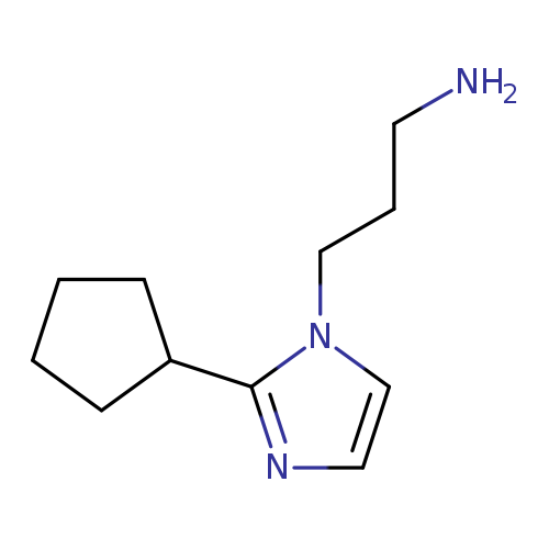 3-(2-cyclopentyl-1H-imidazol-1-yl)propan-1-amine