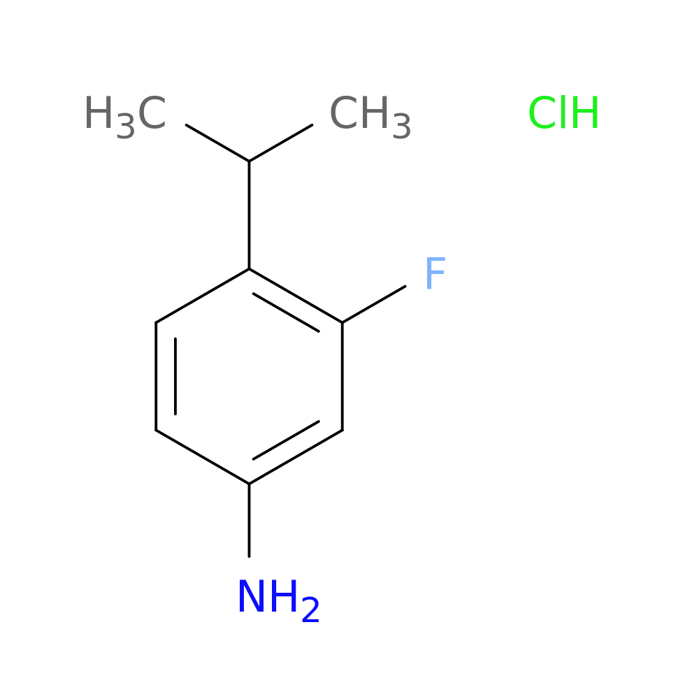 3-fluoro-4-(propan-2-yl)aniline hydrochloride