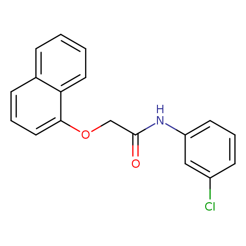 N-(3-chlorophenyl)-2-(naphthalen-1-yloxy)acetamide