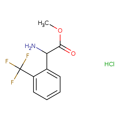 Methyl 2-amino-2-[2-(trifluoromethyl)phenyl]acetate hydrochloride