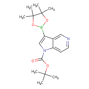 1H-Pyrrolo[3,2-c]pyridine-1-carboxylic acid,3-(4,4,5,5-tetramethyl-1,3,2-dioxaborolan-2-yl)-, 1,1-dimethylethyl ester