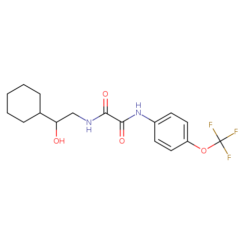 N'-(2-cyclohexyl-2-hydroxyethyl)-N-[4-(trifluoromethoxy)phenyl]ethanediamide