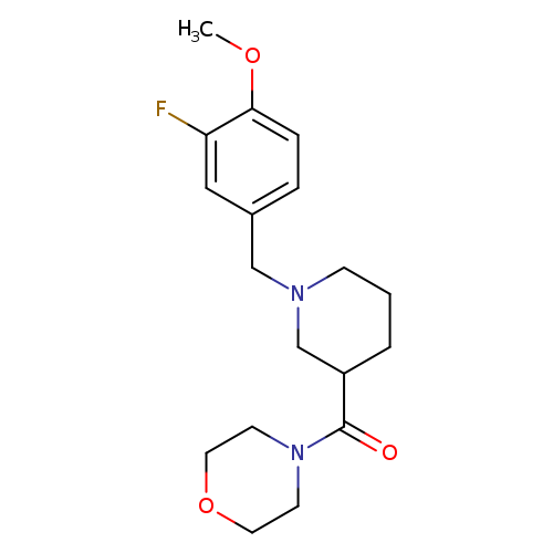 4-{1-[(3-fluoro-4-methoxyphenyl)methyl]piperidine-3-carbonyl}morpholine