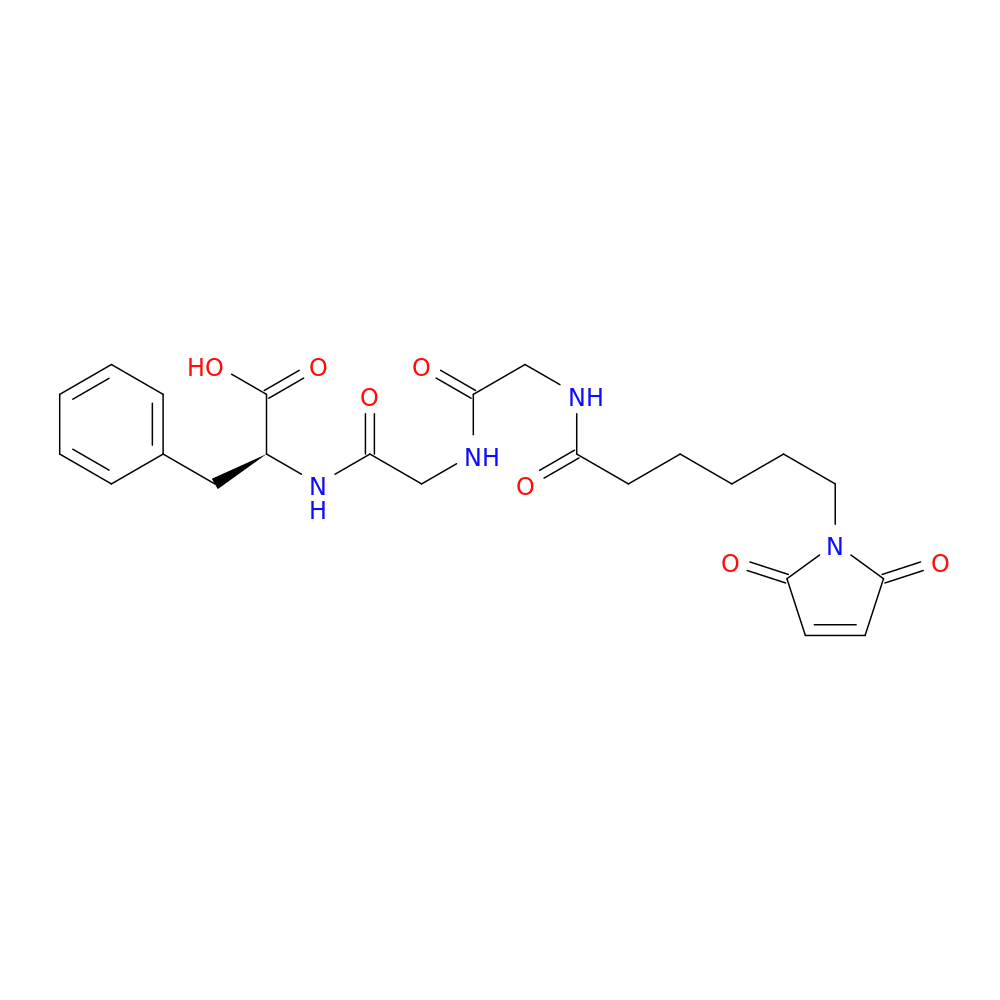 N-[6-(2,5-Dihydro-2,5-dioxo-1H-pyrrol-1-yl)-1-oxohexyl]glycylglycyl-L-phenylalanine