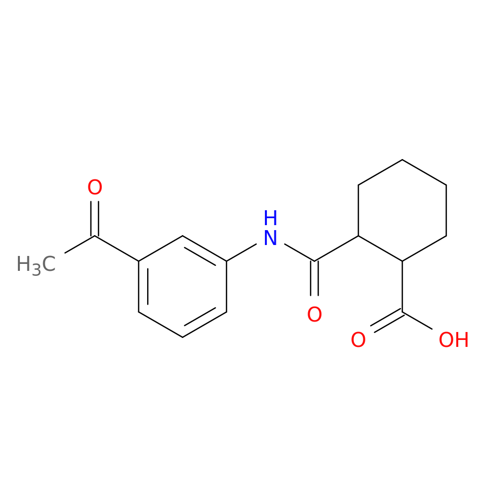 2-((3-Acetylphenyl)Carbamoyl)Cyclohexanecarboxylic Acid