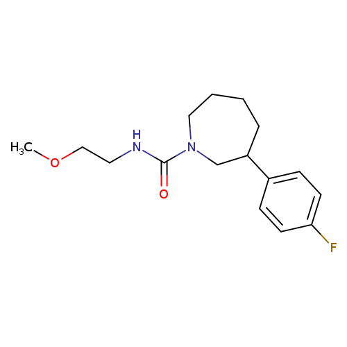 3-(4-fluorophenyl)-N-(2-methoxyethyl)azepane-1-carboxamide