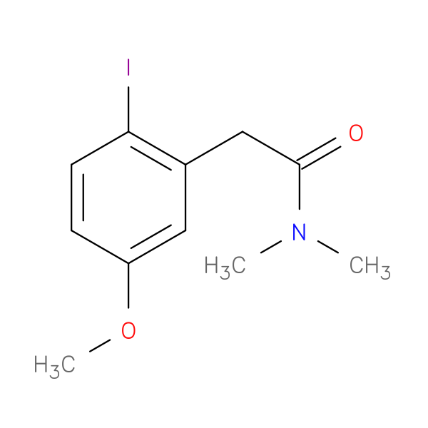2-(2-IODO-5-METHOXY-PHENYL)-N,N-DIMETHYL-ACETAMIDE