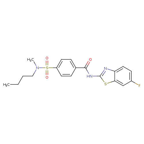 4-[butyl(methyl)sulfamoyl]-N-(6-fluoro-1,3-benzothiazol-2-yl)benzamide