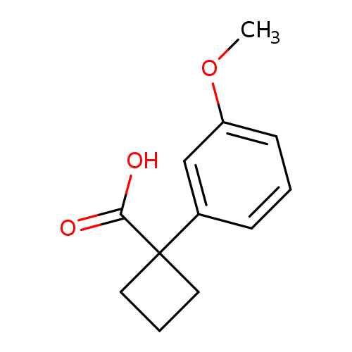 1-(3-Methoxyphenyl)cyclobutanecarboxylic acid