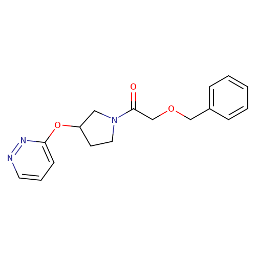 2-(benzyloxy)-1-[3-(pyridazin-3-yloxy)pyrrolidin-1-yl]ethan-1-one