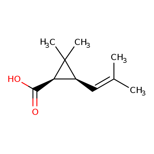 cis-(±)-2,2-dimethyl-3-(2-methylprop-1-enyl)cyclopropanecarboxylic acid