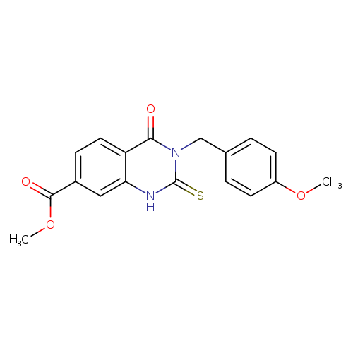 3-(4-Methoxy-benzyl)-4-oxo-2-thioxo-1,2,3,4-tetrahydro-quinazoline-7-carboxylic acid methyl ester