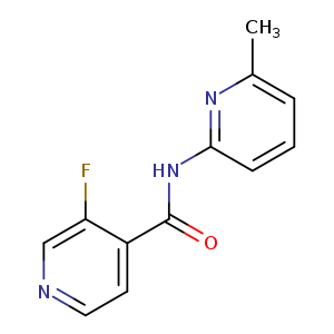 3-fluoro-N-(6-methylpyridin-2-yl)pyridine-4-carboxamide