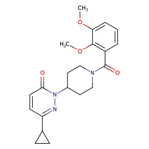 6-cyclopropyl-2-[1-(2,3-dimethoxybenzoyl)piperidin-4-yl]-2,3-dihydropyridazin-3-one