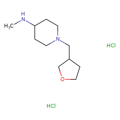 N-methyl-1-(oxolan-3-ylmethyl)piperidin-4-amine dihydrochloride