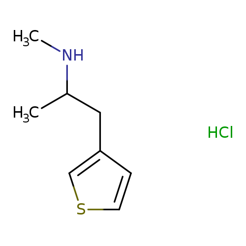 methyl[1-(thiophen-3-yl)propan-2-yl]amine hydrochloride