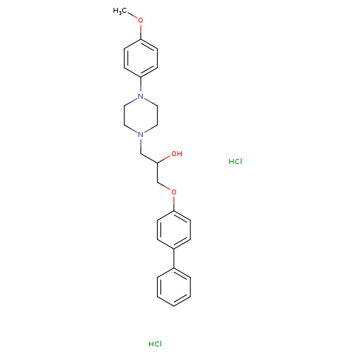 1-{[1,1'-biphenyl]-4-yloxy}-3-[4-(4-methoxyphenyl)piperazin-1-yl]propan-2-ol dihydrochloride