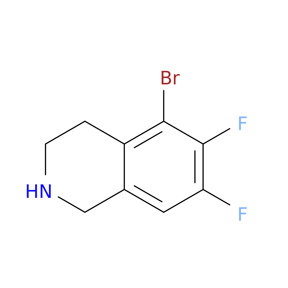 5-bromo-6,7-difluoro-1,2,3,4-tetrahydroisoquinoline