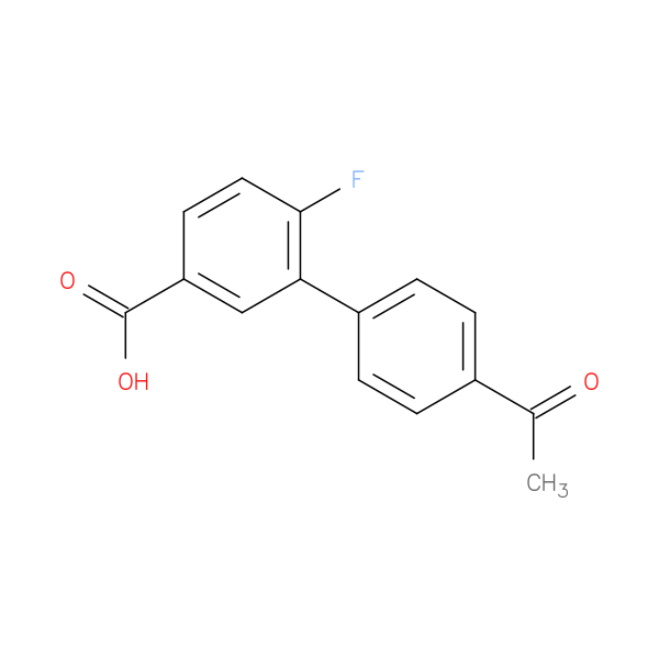 3-(4-Acetylphenyl)-4-fluorobenzoic acid