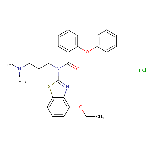 N-[3-(dimethylamino)propyl]-N-(4-ethoxy-1,3-benzothiazol-2-yl)-2-phenoxybenzamide hydrochloride