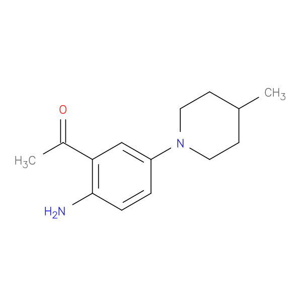 1-(2-Amino-5-(4-methylpiperidin-1-yl)phenyl)ethanone