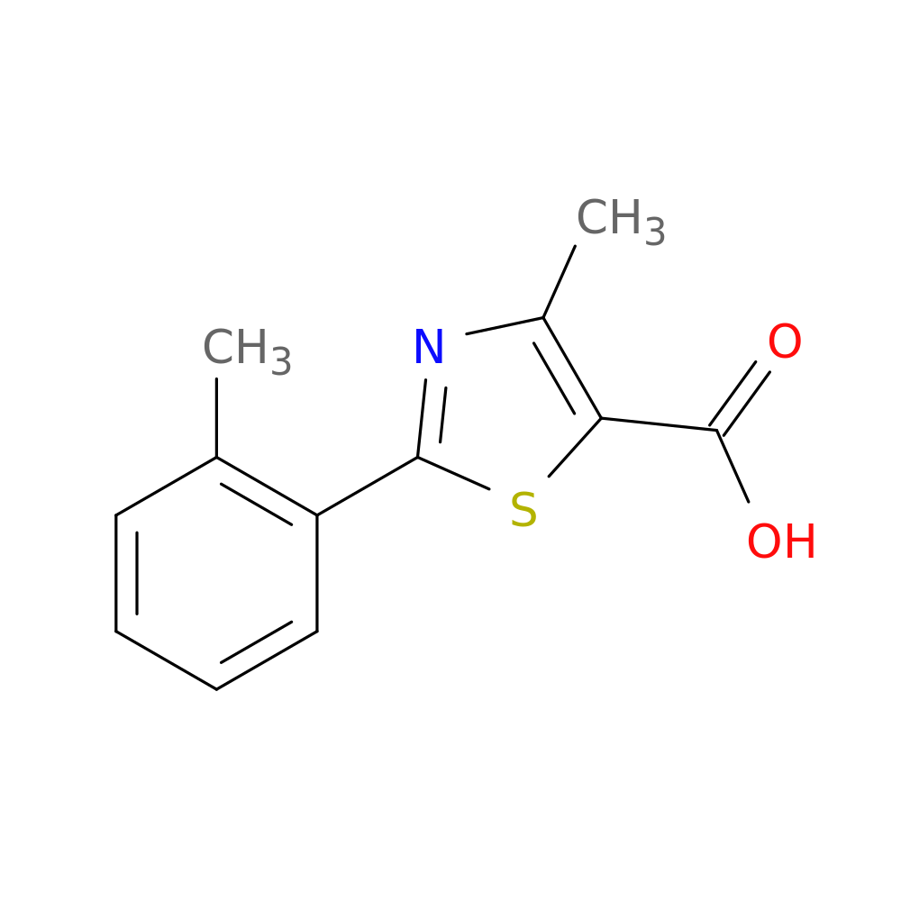 4-methyl-2-(2-methylphenyl)-1,3-thiazole-5-carboxylic acid