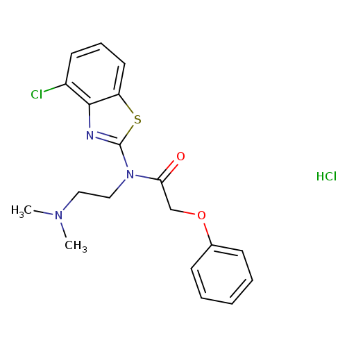 N-(4-chloro-1,3-benzothiazol-2-yl)-N-[2-(dimethylamino)ethyl]-2-phenoxyacetamide hydrochloride