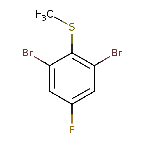 Benzene, 1,3-dibromo-5-fluoro-2-(methylthio)-