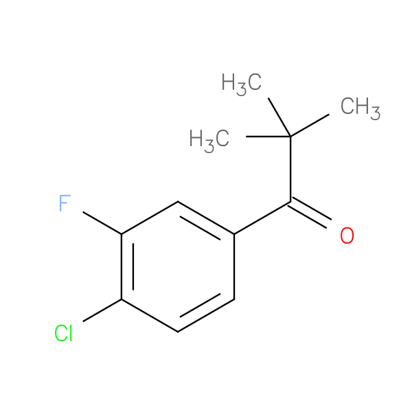 4'-Chloro-2,2-dimethyl-3'-fluoropropiophenone