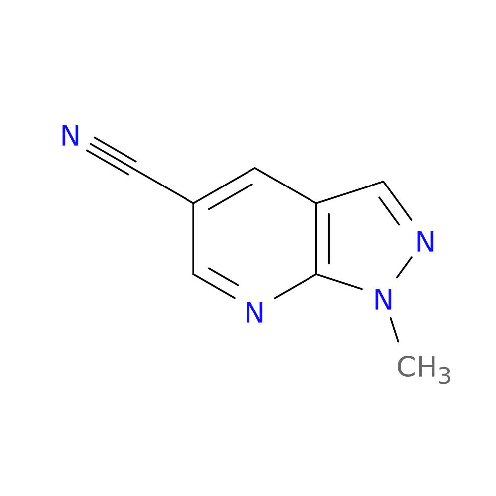 1-Methyl-1H-pyrazolo[3,4-b]pyridine-5-carbonitrile