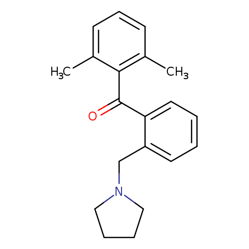 2,6-Dimethyl-2'-pyrrolidinomethyl benzophenone