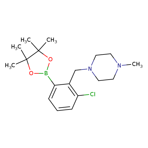 3-Chloro-2-(4-methylpiperazinomethyl)phenylboronic acid, pinacol ester