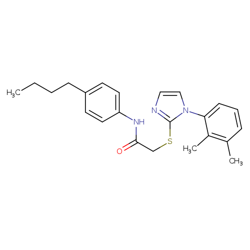 N-(4-butylphenyl)-2-{[1-(2,3-dimethylphenyl)-1H-imidazol-2-yl]sulfanyl}acetamide
