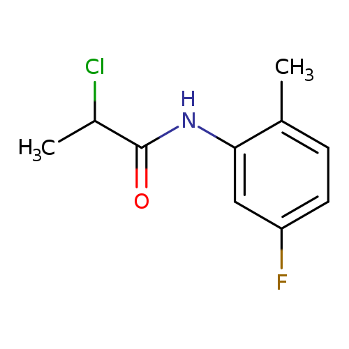 2-chloro-N-(5-fluoro-2-methylphenyl)propanamide