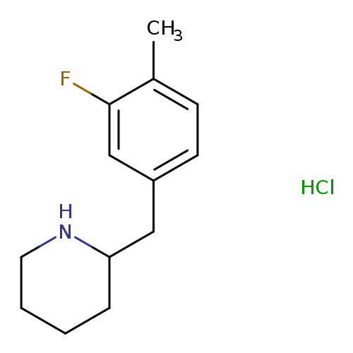 2-(3-Fluoro-4-methyl-benzyl)-piperidine hydrochloride