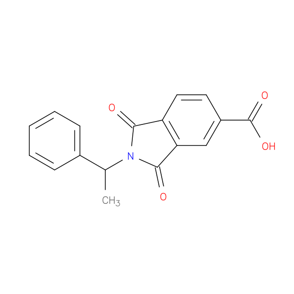 1,3-Dioxo-2-(1-phenylethyl)isoindoline-5-carboxylic acid