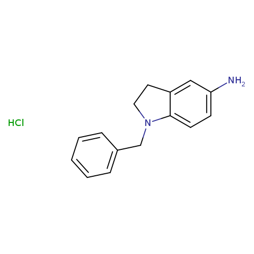 1-benzyl-2,3-dihydro-1H-indol-5-amine hydrochloride